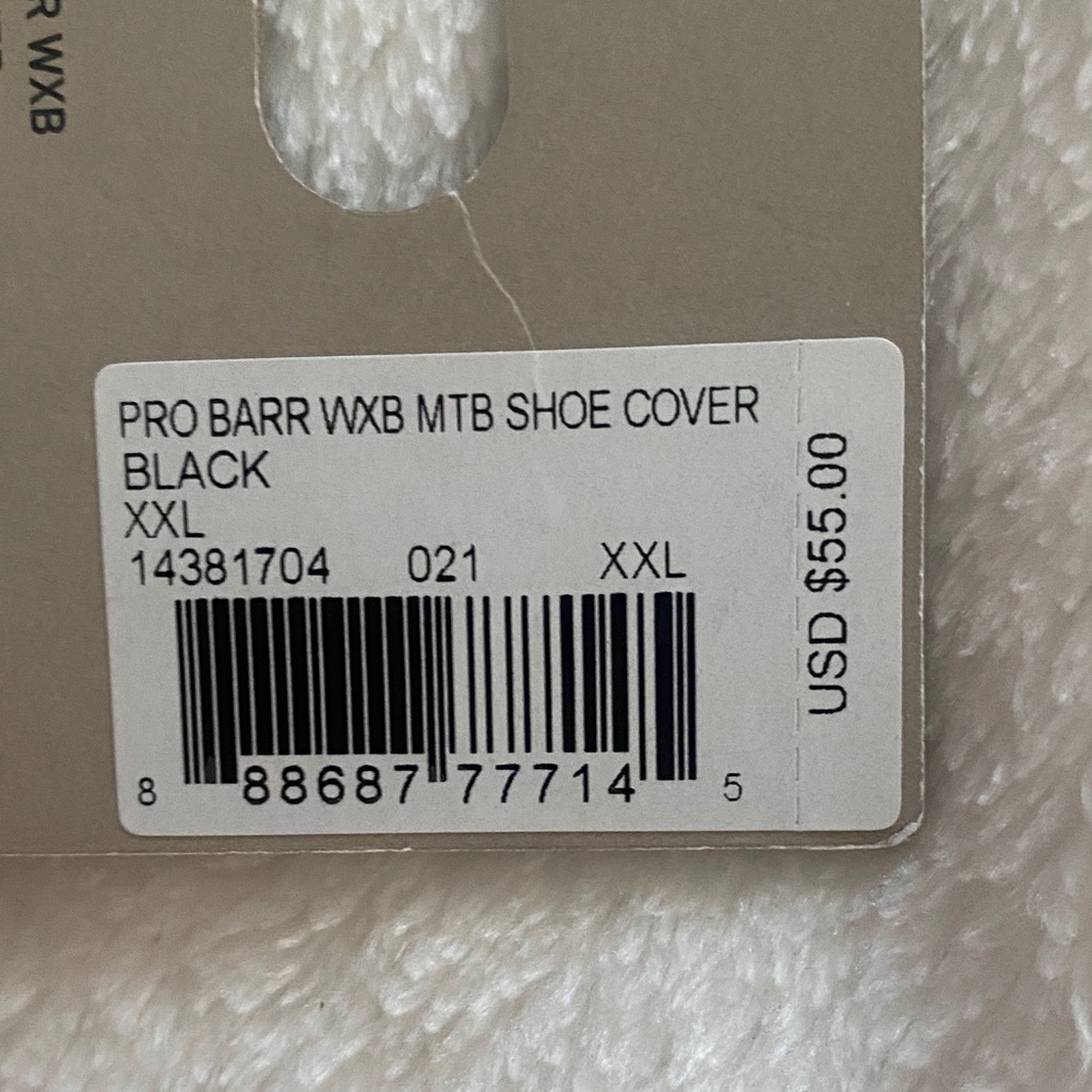Pearl Izumi Barrier WxB MTB Black Shoe Covers. Size XXL - Picture 4 of 6
